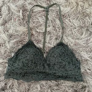 Aerie Eyelash Lace Padded Bralette